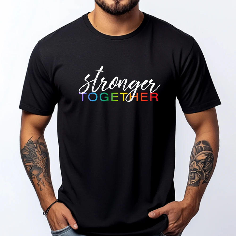 

Stronger Together Shirt Cute Lgbtq Pride Month March Vintage T Shirts New Year 2025