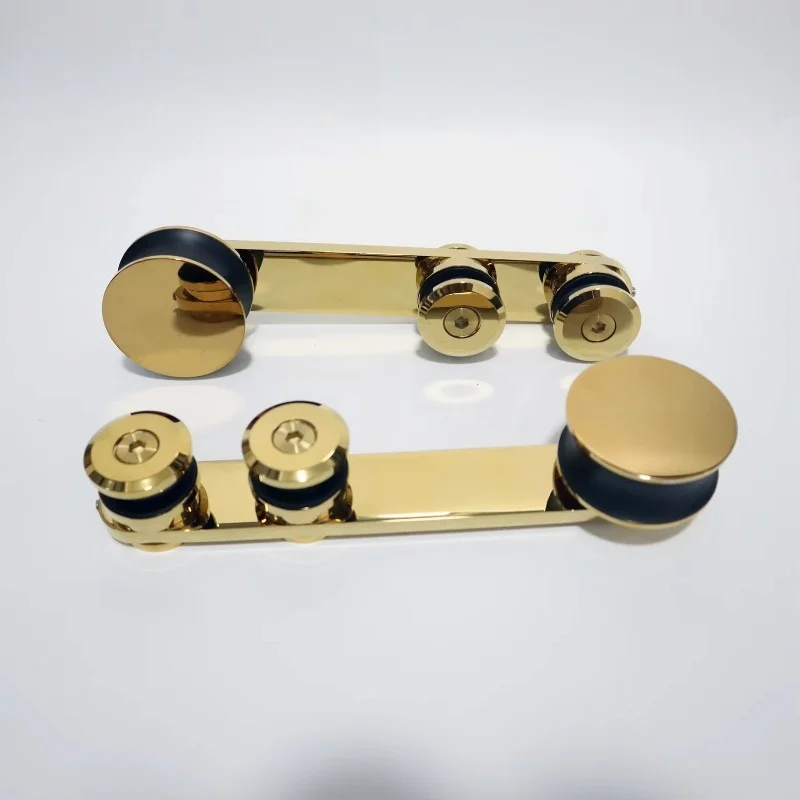 Glass Sliding Door Accessories Stainless Steel 304 Glass Sliding Barn Pocket Pivot Shower Door Hardware Kit