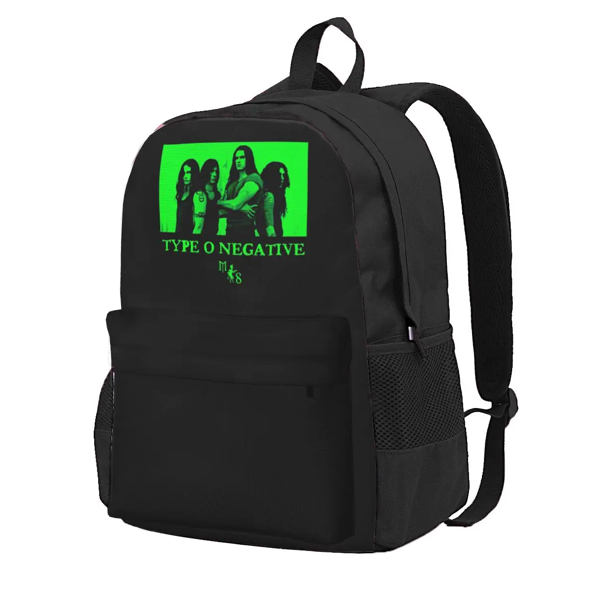 

American Gothic Metal Type O- Student Backpack School Bag Hiking Travel Daypack for Men Women Fashion Bookbag Shoulder Bags