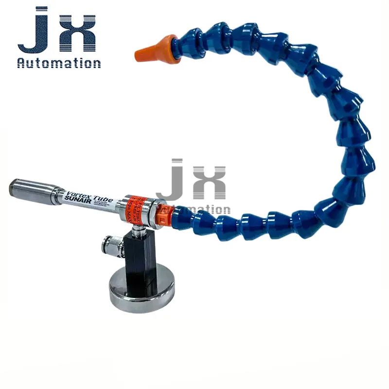 SUNAIR Vortex Tube Small Cold Air Gun with Flexible Hose Magnetic Base SR-W02BT SR-W04BT SR-W08BT SR-W10BT SR-W12BT SR-W14BT