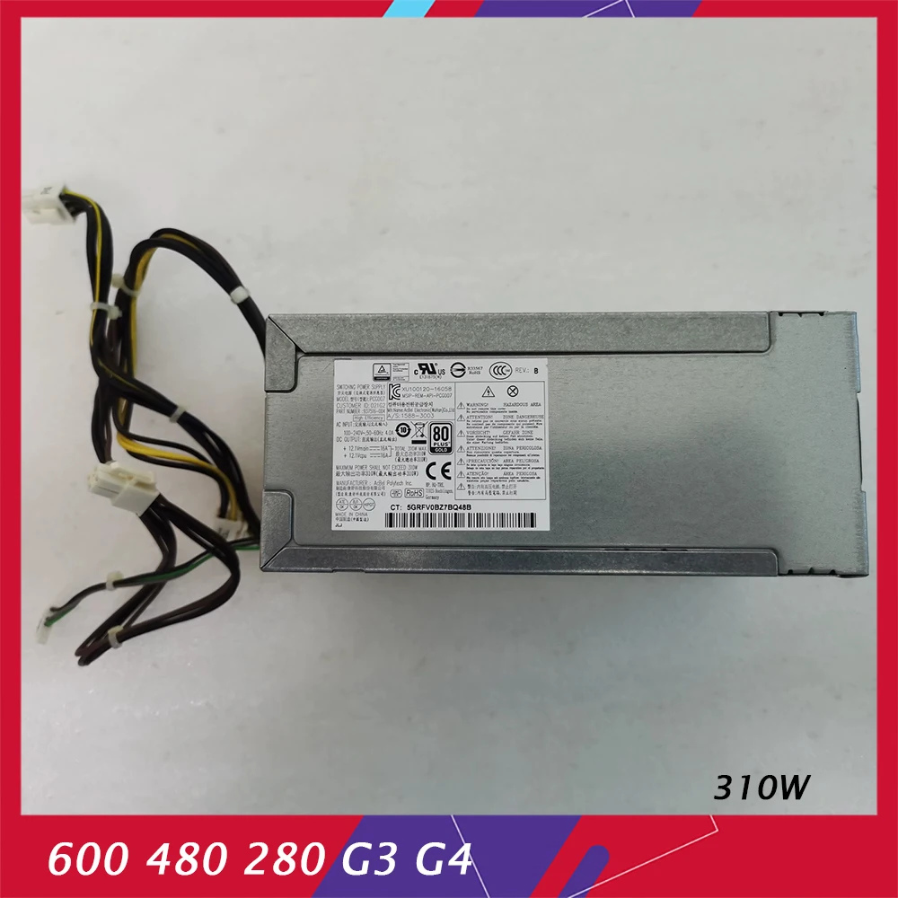 310W for HP 600 480 280 G3 G4 Workstation Power Supply PCG007 310W 937516-004 DPS-310AB-3