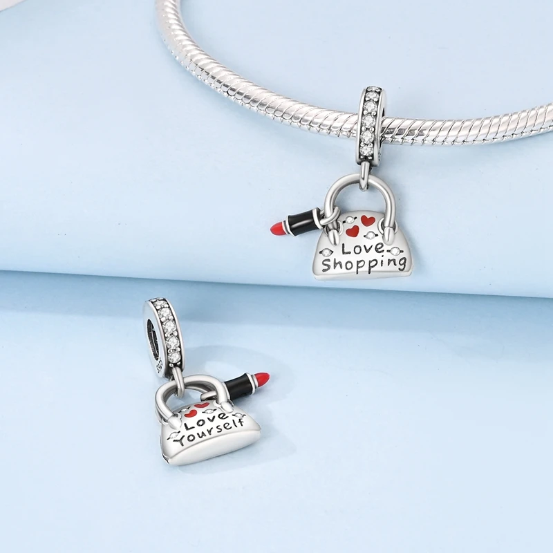 سحر الأصلي 925 فضة اليد قلادة عيون زرقاء الخرز صالح سوار المرأة مجوهرات Diy غرامة هدية الإكسسوار