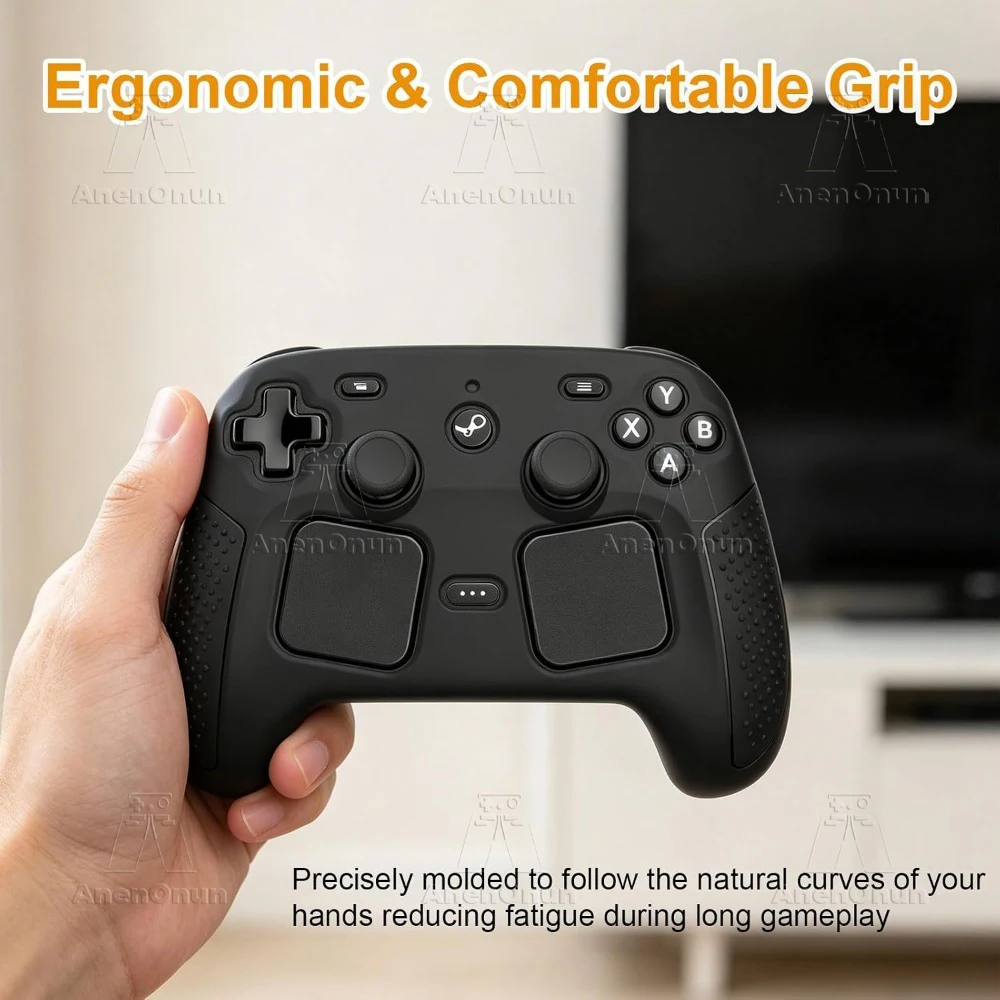 Silikon-Schutzhülle für Steam Controller 2, vollständig passend, stoßfest, kratzfest, rutschfest, Komfortgriff, Premium-Softcover-Hülle – Detail 5