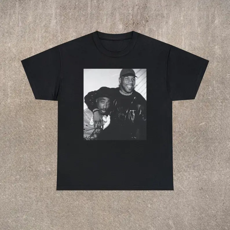 90's Hip Hop T-shirt | Mike Tyson & Tupac | Unisex Classic Fit | Old School Rap Tee