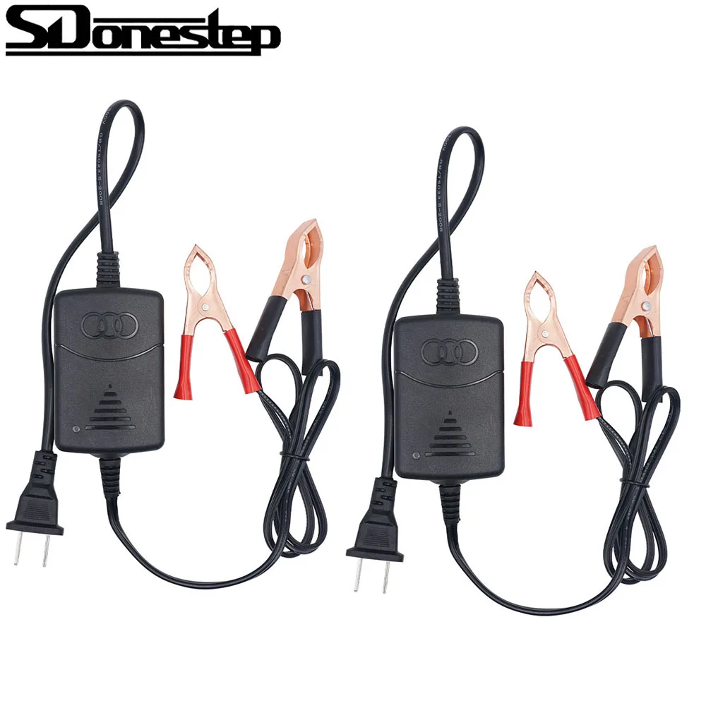 

2PCS Auto Car Motorcycle ATV DC 12V/1A 15W Universal Portable Multi-mode Rechargeable Battery Charger Tender Maintainer