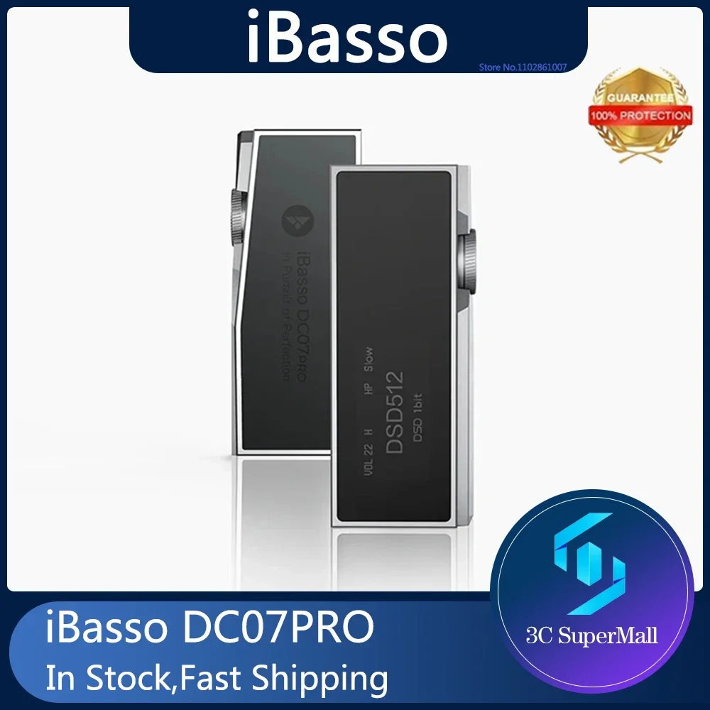 New Arrival! iBasso DC07PRO Portable Decoder DC07 PRO 4 x CS43131 Chip USB DAC 4.4mm Headphone Amplifier IEM AMP