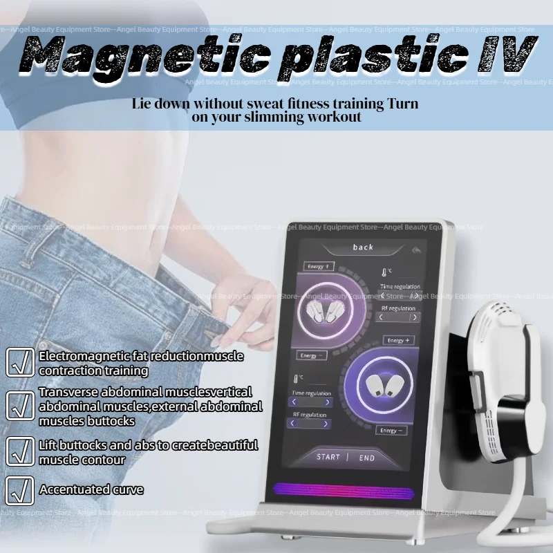 

Portable Slimming & Muscle Stimulator Machine Most Powerful Electric Ems Body Contouring Face ABS Material Electronic Building