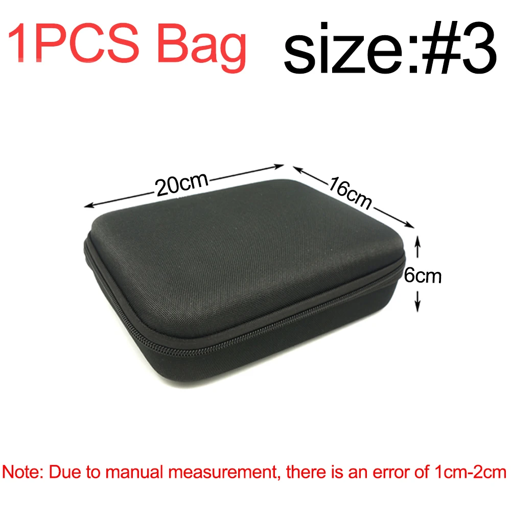 1 stücke Lagerung Tasche Werkzeug Box Mehrere Größen EVA Harte Lagerung Box Tragbare Reise Zipper Tasche Stoßfest Kamera Tasche Tasche