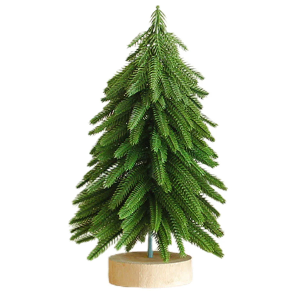 

Christmas Tree Ornaments Decorations Home Window (green-medium Size) Mini Artificial Pine Trees Party Prop