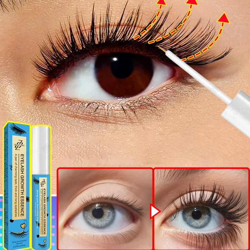 Eyelash Growth Serum Natural Eyelash Enhancer Longer Fuller Thicker Curling Lash Treatment Eye Care Products Makeup