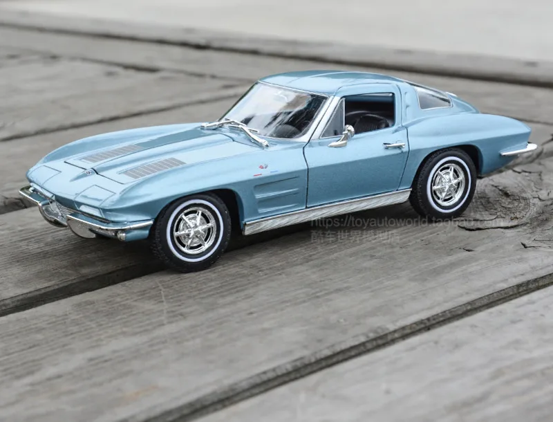 

1/24 New Arrival Special Price Diecast Metal American Muscle 1963 Vintage Car Model Furniture Display Collection Toys Children