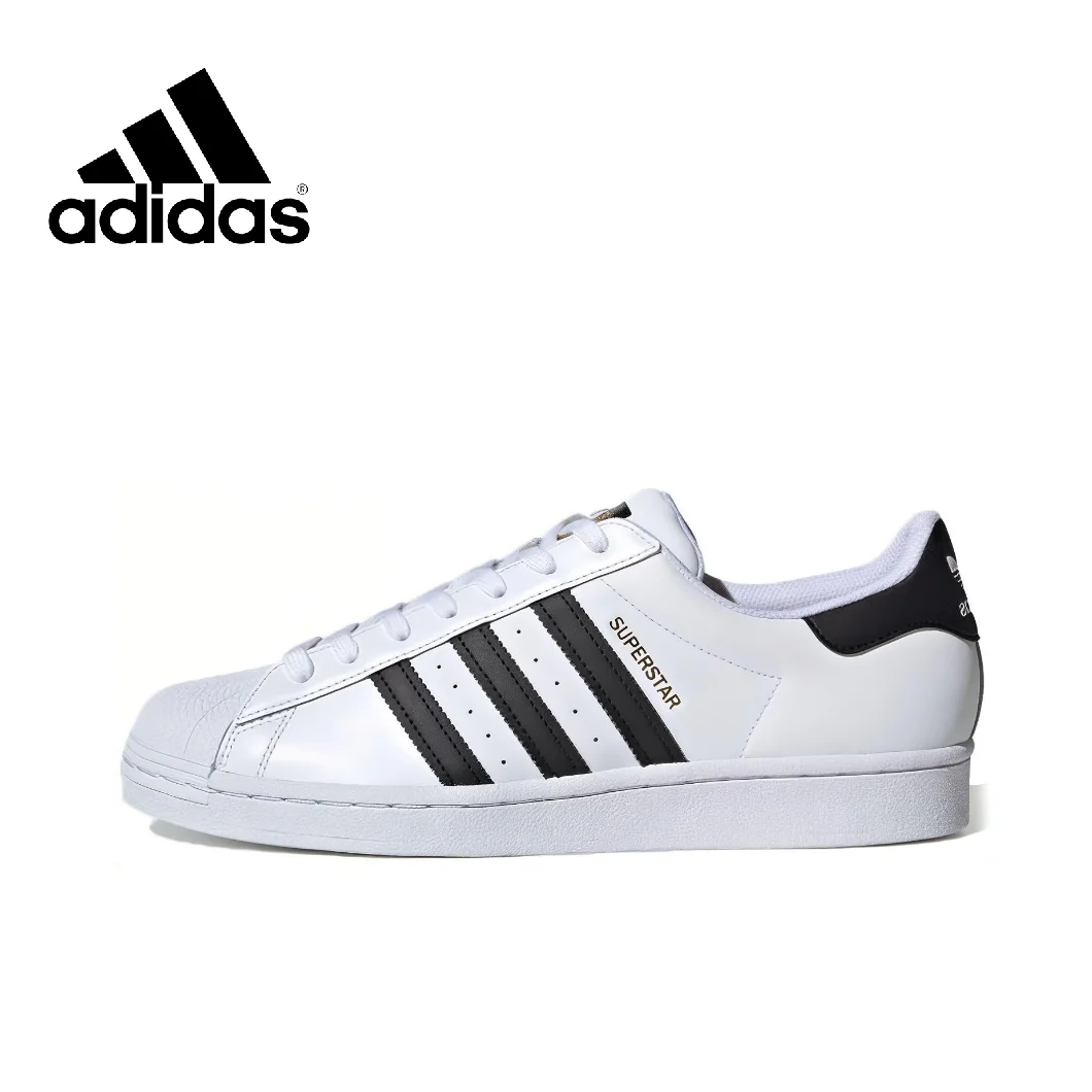 

Adidas New SUPERSTAR Low Men and Women Sneaker Classic Casual Board Shoes Lightweight and breathable Sneakers Black&White