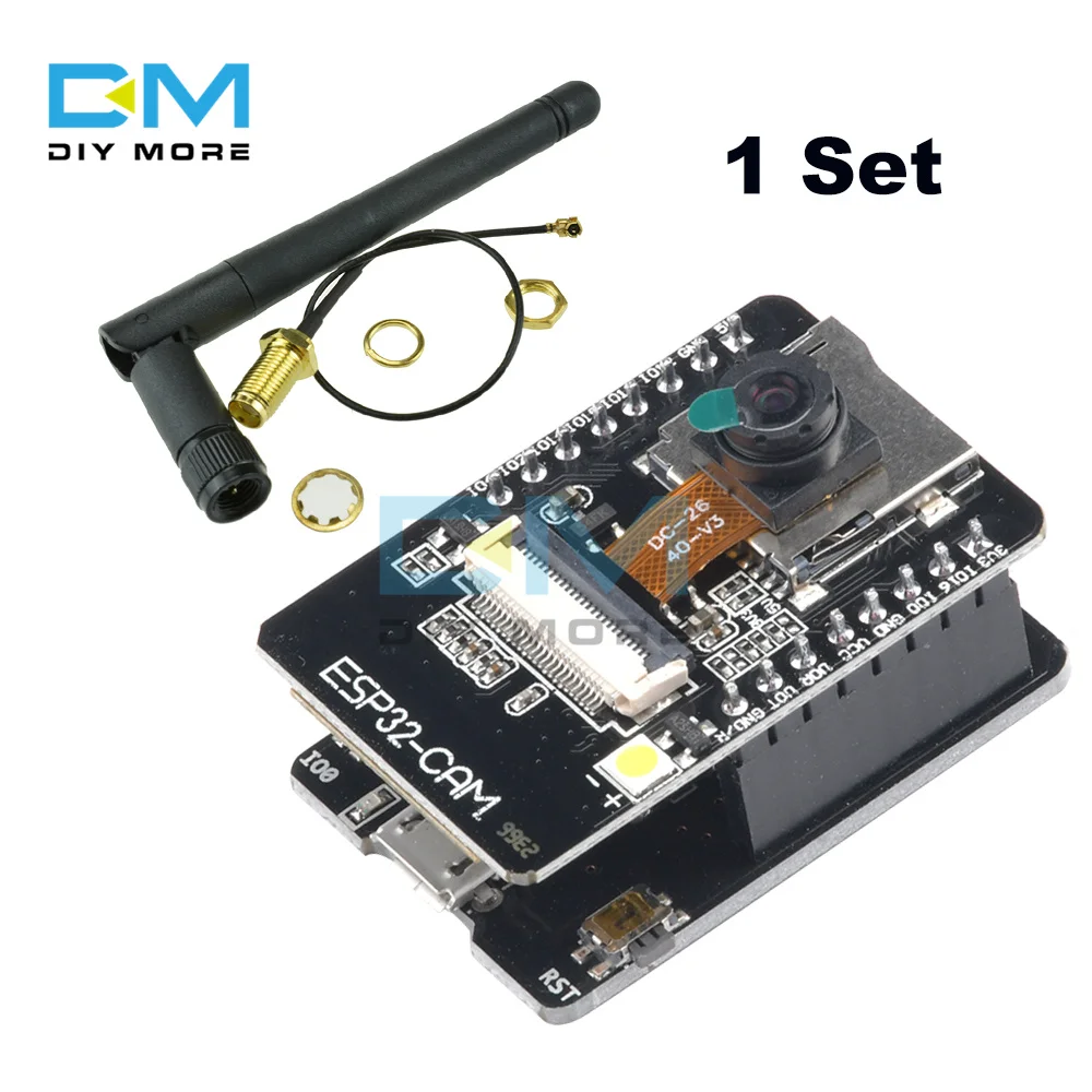 ESP32-CAM ESP32-CAM-MB MICRO USB ESP32 Serial to WiFi Development Board CH340 CH340G 5V Bluetooth+OV2640 Camera 2MP Module