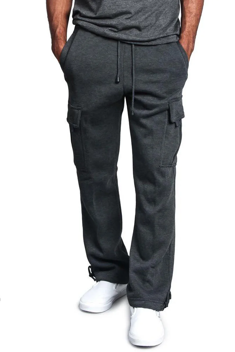 Men's Tracksuit Pocket Cargo Sweatpants Male Sports Pants Knitted Joggers Men Solid Streetwear 2026 Spring Sweat Pants Z1 - Image 5