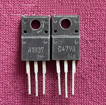 Used 5pcs 2SA1837 2SC4793 C4793 A1837 230V 1A TO-220F In Stock