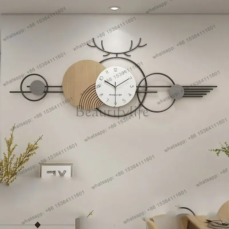 LJY Silent Digital Wall Clocks Bedroom Kids Big Smart Digital Clock Wall Girls Items Orologio Daparete Living Room Furniture