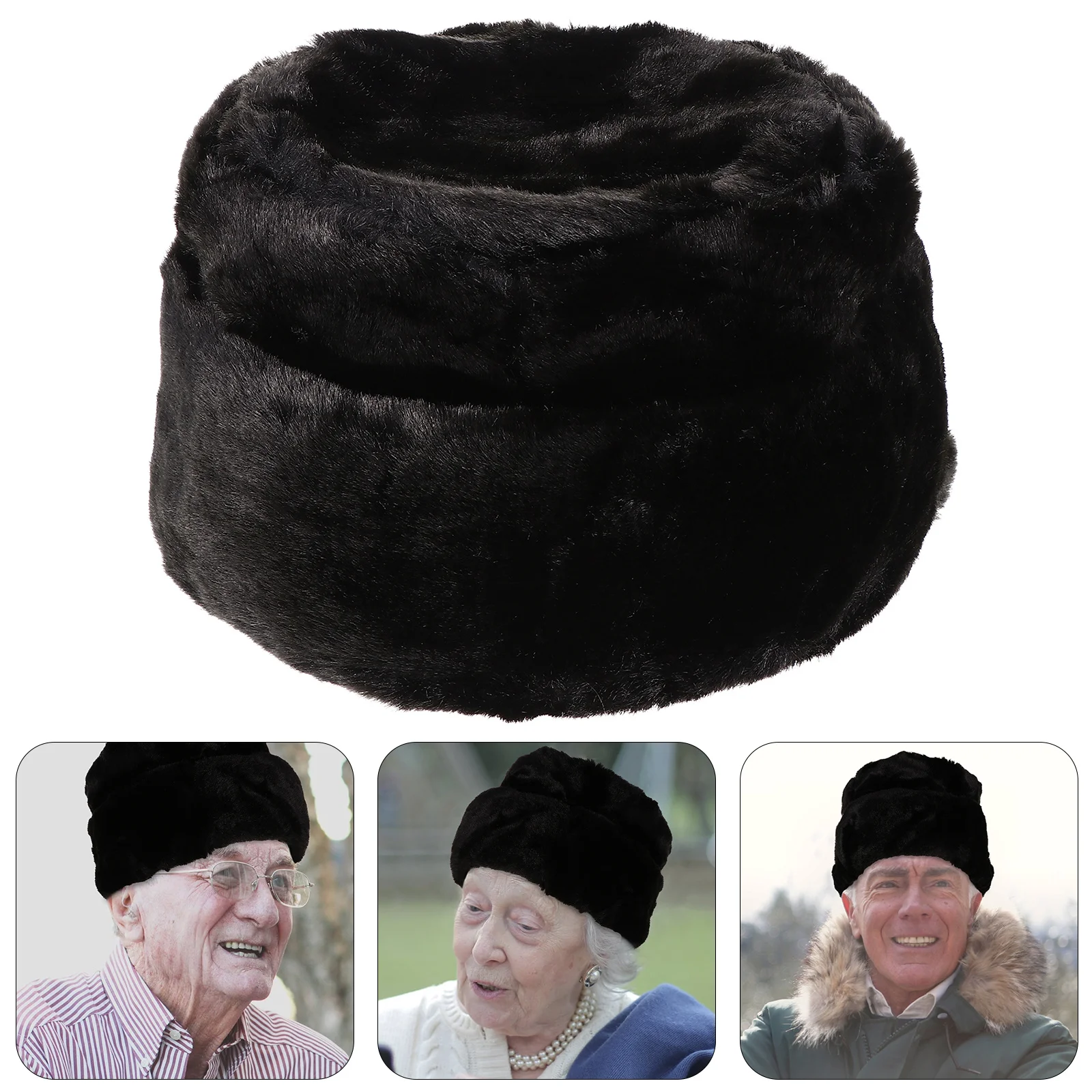 

Warm Winter Headwear for Men and Women One Size Fits Most Soft Cozy Cap for Cold Season Autumn Winter Elderly Friendly Easy Care