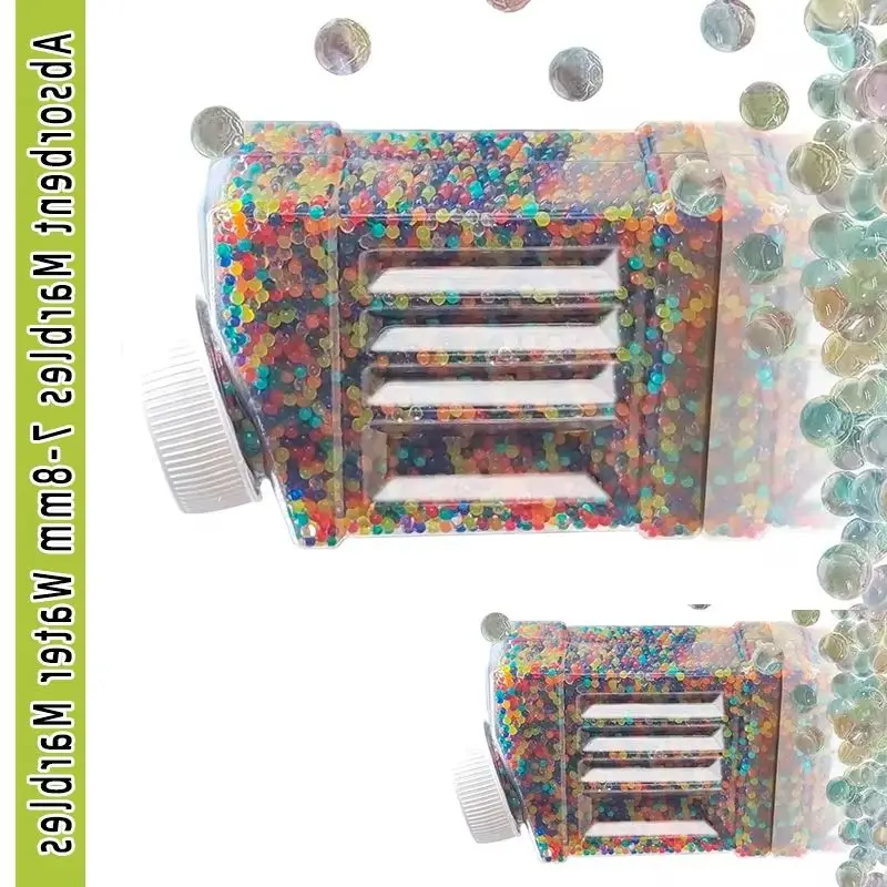 Bomba de agua de arcilla de cristal de alta calidad, juguetes, bolas de agua de Gel, bolas de Gel Blaster, Compatible con munición, cristal Premium absorbente