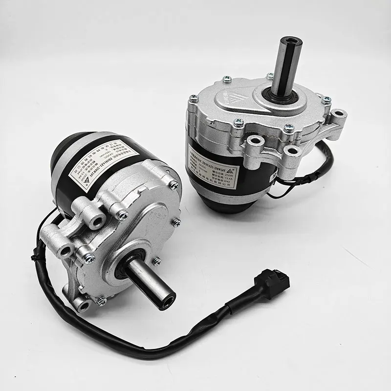 Wheelchair Motor 250W 24V 75rpm/120rpm Low Speed DC Brush Motor with Electromagnetic Brake Reduction Electric Wheelchair Motor