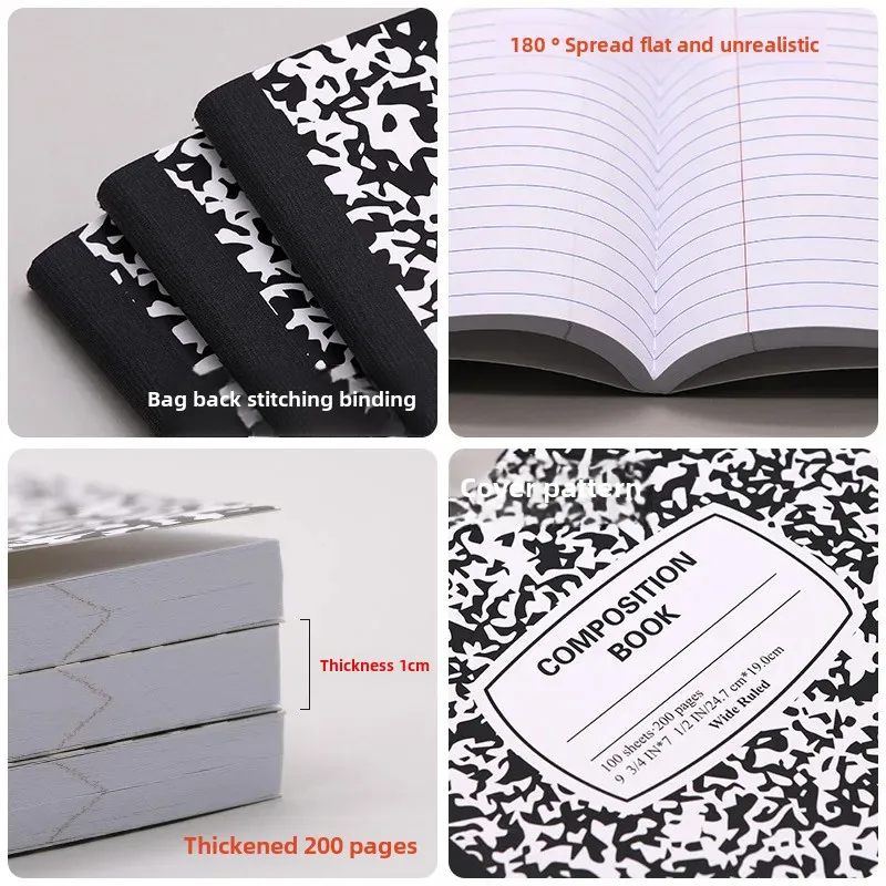 ThickenedB5 Car Sewing Trendy Pen Notebook Corporate White Card Printing Handbook Gift Booklet Back Record Notepad