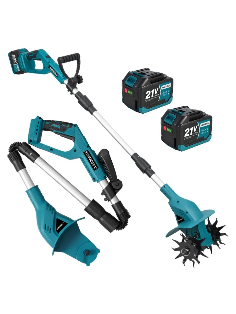 YOFIDRA Elektrische Scarifier Elektrische Tuinfrees Tuincultivator Rototiller Bodembewerkingstool Voor Makita 21V Accu - afbeelding 2