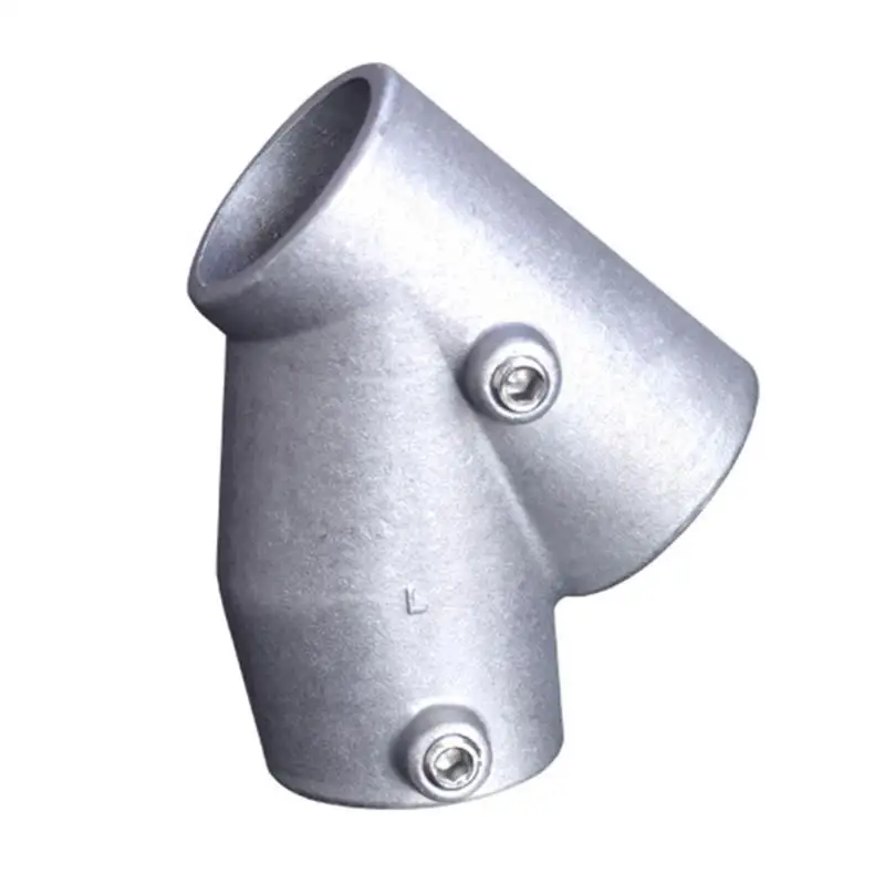 Picture 3: Round Pipe Fixed Joint Storage Rack Connector 3 Way Elbow Pipe Fitting for Fence and Industrial Shelf Construction D2RD