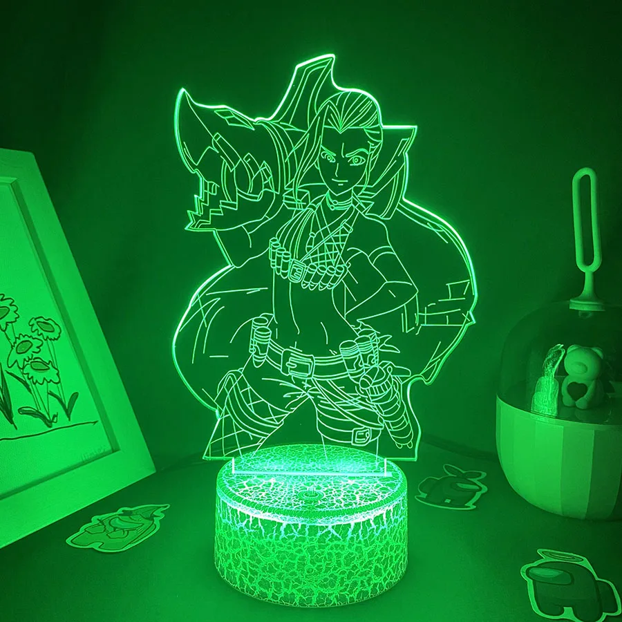 LOL League of ATIONS End Game Figure, Lampe LED 3D, Veilleuse Néon, Salon, Décoration Colorée, Lampe à Lave, Cadeaux pour Enfants