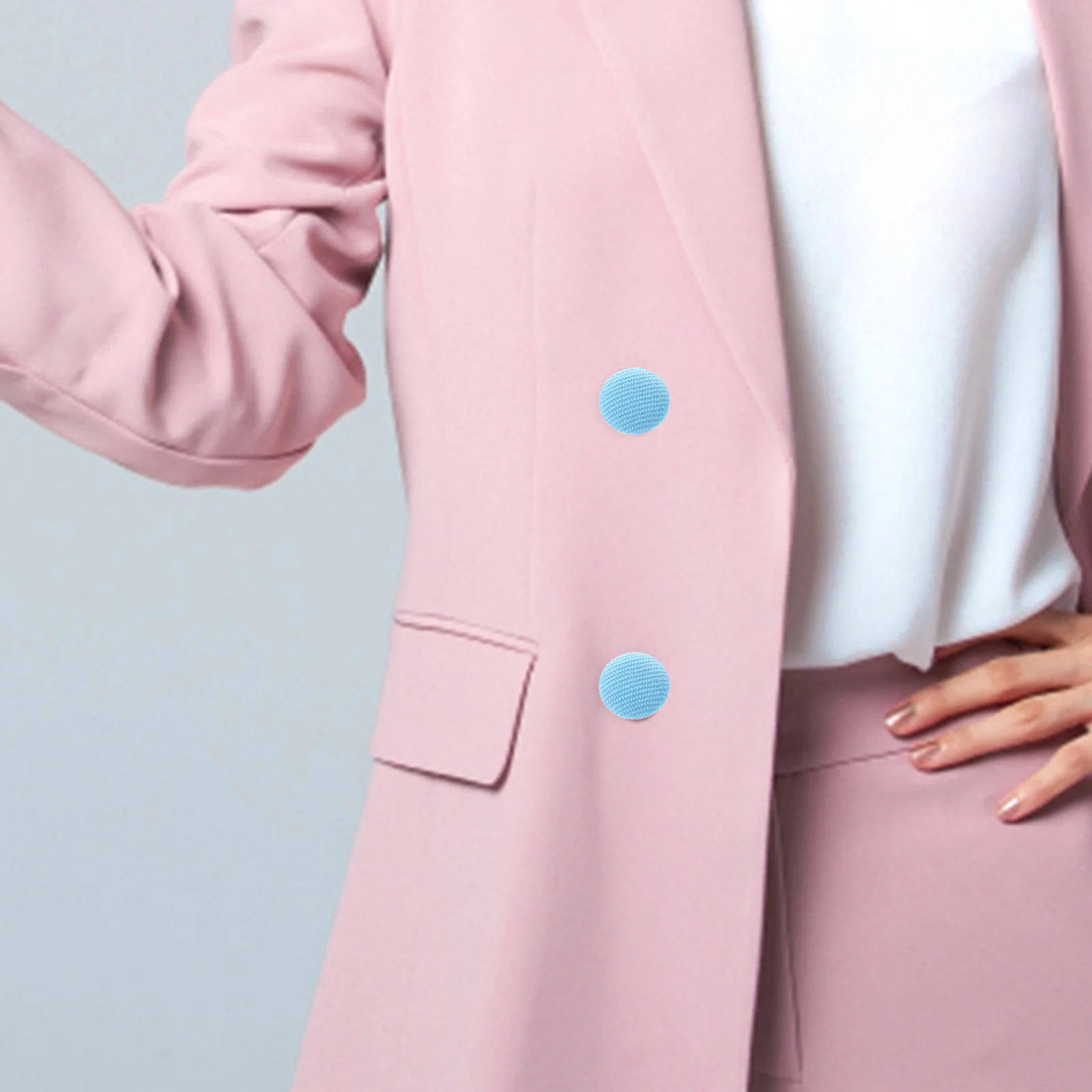 

10pcs Round Buttons Multi-Functional Clothes Fasteners Decorative Sewing Buttons For Diy Craft Sweater Replacement Accessory