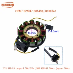 Magneto Generator Stator Coil Voor 192MR-1001410 LU018347 For STS STE-LS Leopard 500 K/Gt J500 KZM Jaguar 500cc Panda 500cc