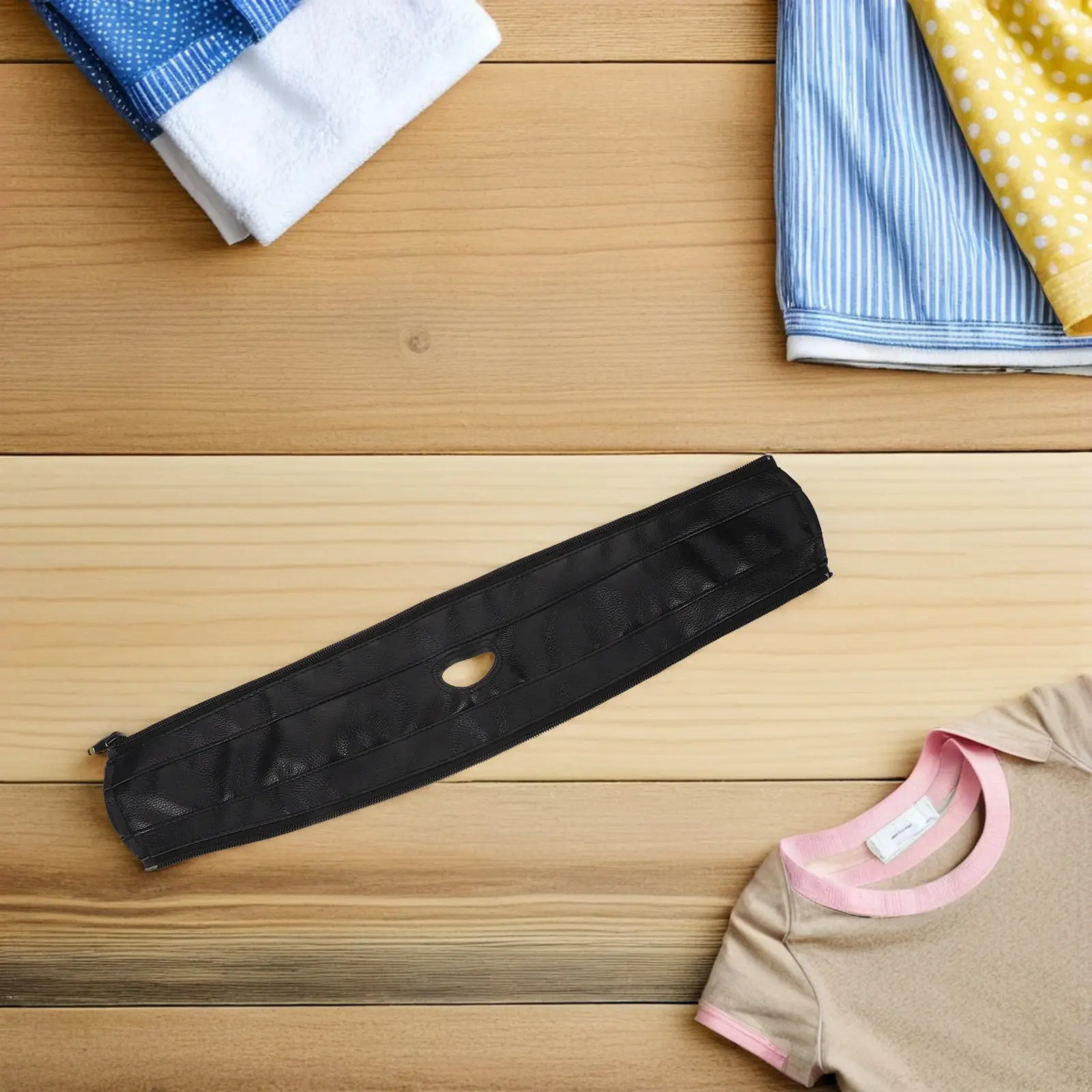 

Черный универсальный чехол на ручку коляски из ПУ с застежкой-молнией для детских прогулочных колясок на улице