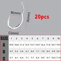 Silvery 20Pcs
