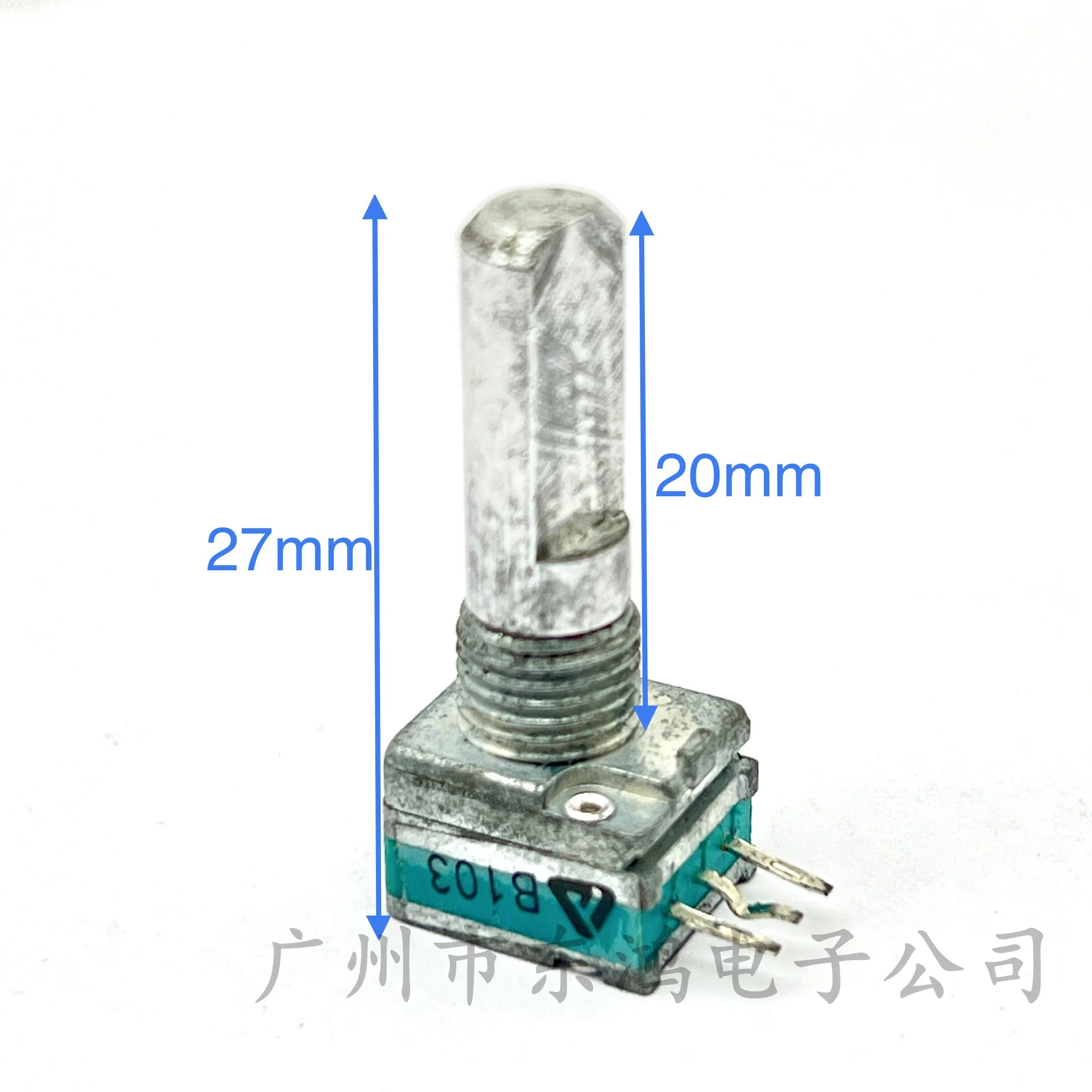 1 PCS DELTA R09 precision potentiometer single B10K axis length 20mm