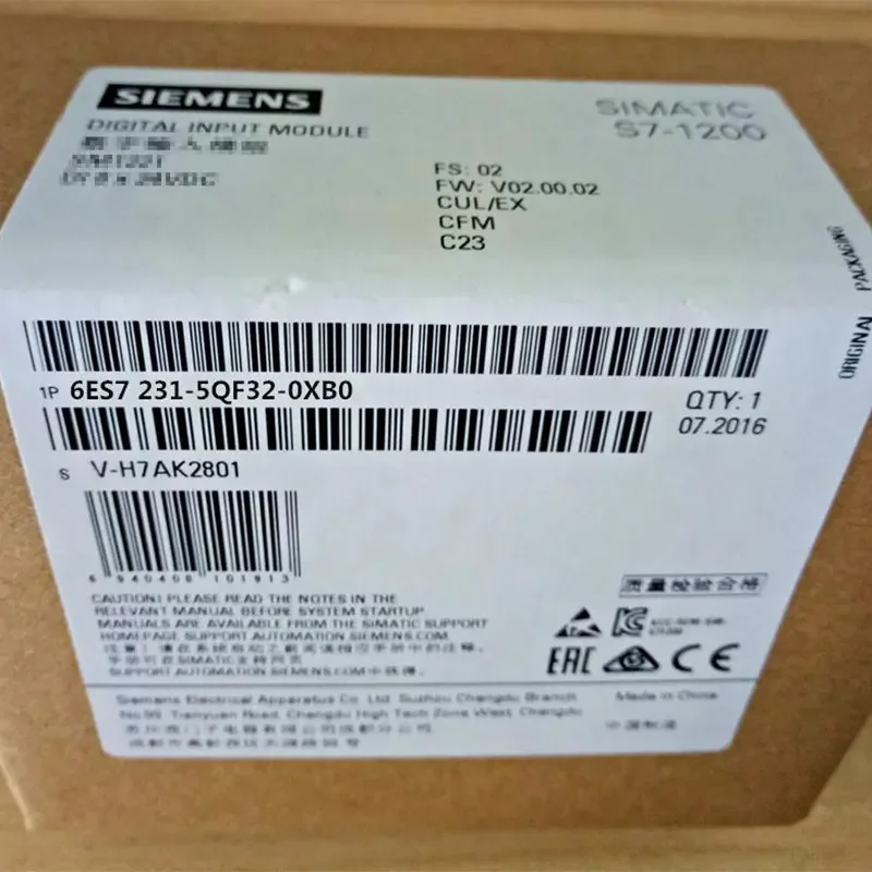 PLC Controller 6ES7231-5QF32-0XB0 6ES72315QF320XB0 S71200 New Original Stock In Stock