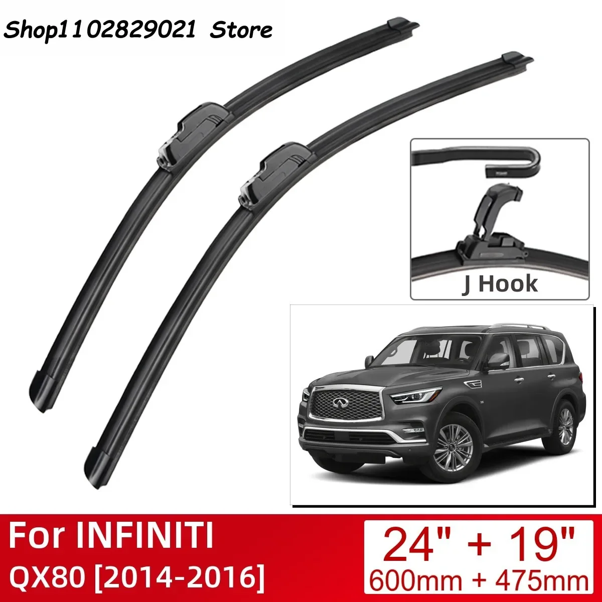 For INFINITI QX80 2014-2016 24