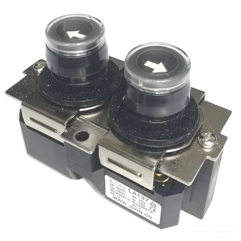 LA137 16A Up Down Waterproof NO Push Button Switch Micro-electric Control Pushbutton Switches for Crane Electric Hoist