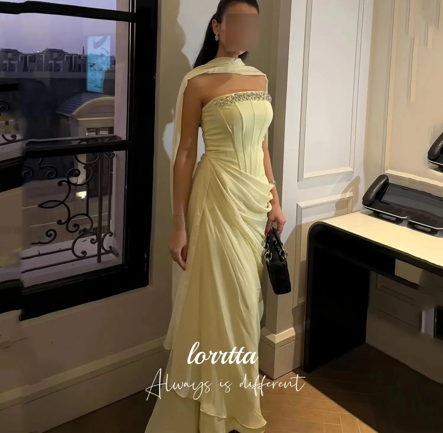 Lorrtta Vestidos Sharon Felizes Personalizados para Ocasões Especiais Vestidos de Noite Vestido de Baile de Sereia de Luxo فسات prz onderkusو