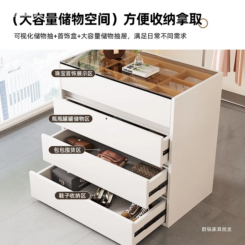 Clothing store display stand jewelry glass multi-layer display table