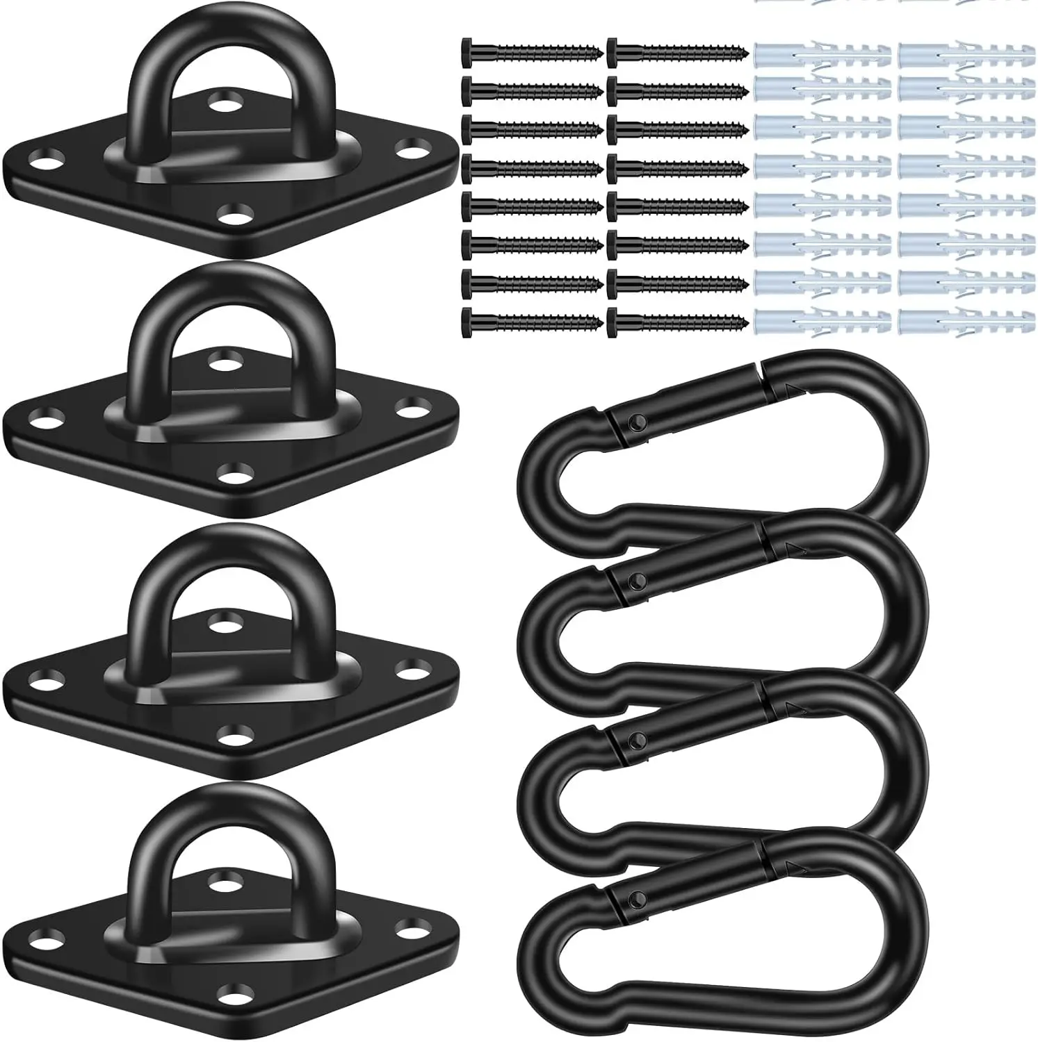 Heavy Duty Hammock Hooks 2 Pack, M10 304 Stainless Steel, 1700Lbs Capacity for Porch Swing Hang