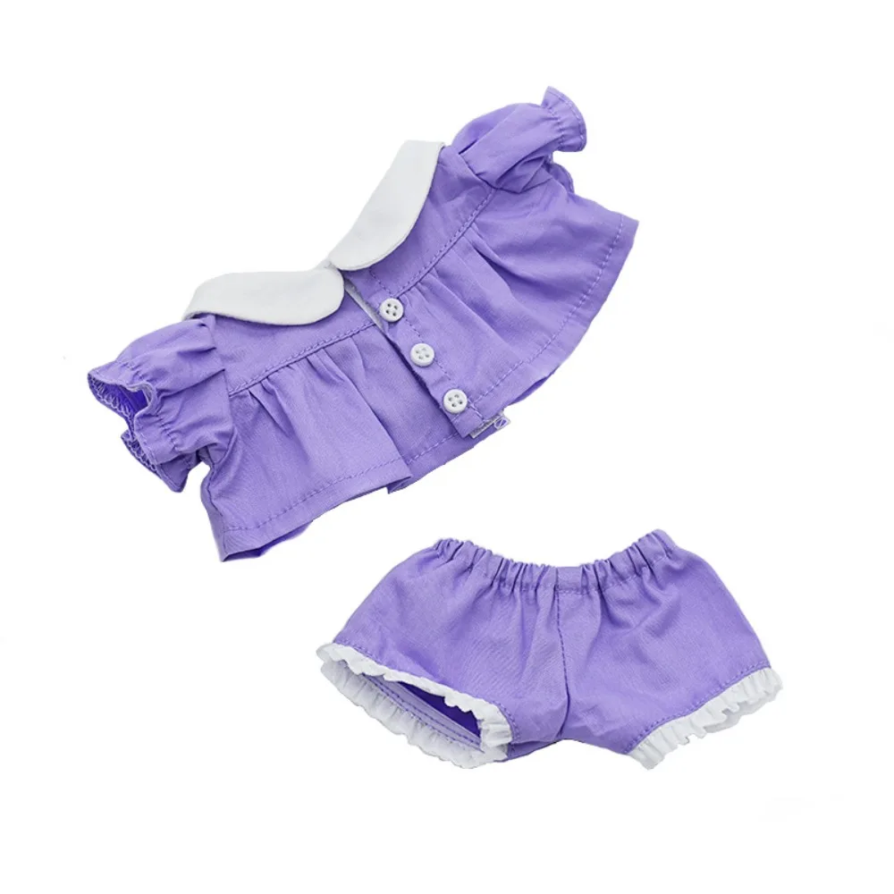 1 Set Lace 20cm Cotton Doll's Clothes Multi Color Toy Accessories Doll Summer Pajama Set Mini Outfit No Attribute Doll Clothes
