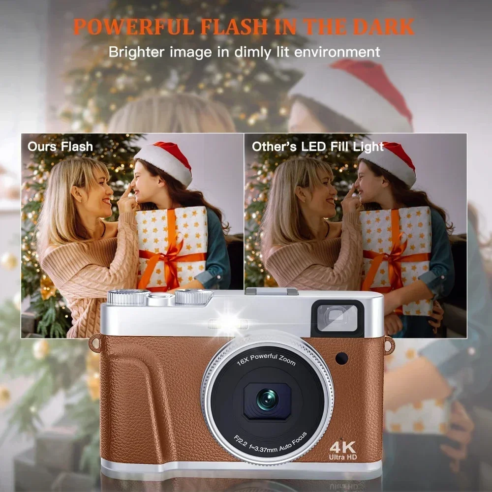 48 Million Pixel HD Digital Camera Retro Shooting Viewfinder Electronic Anti-Shake SLR Cameras Student Micro-Single Cam NEW image 2