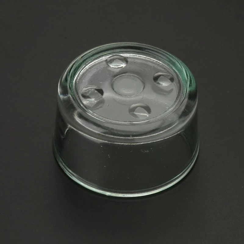 Corner Bowl Glass Worm Dish Anti-Escape Feeder Dish for Geckos