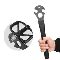 Bike Pedal Wrench Bicycles Pedal Removal Tool with Long Handle Pedal Removal Wrench for Biking Maintenance & Repair