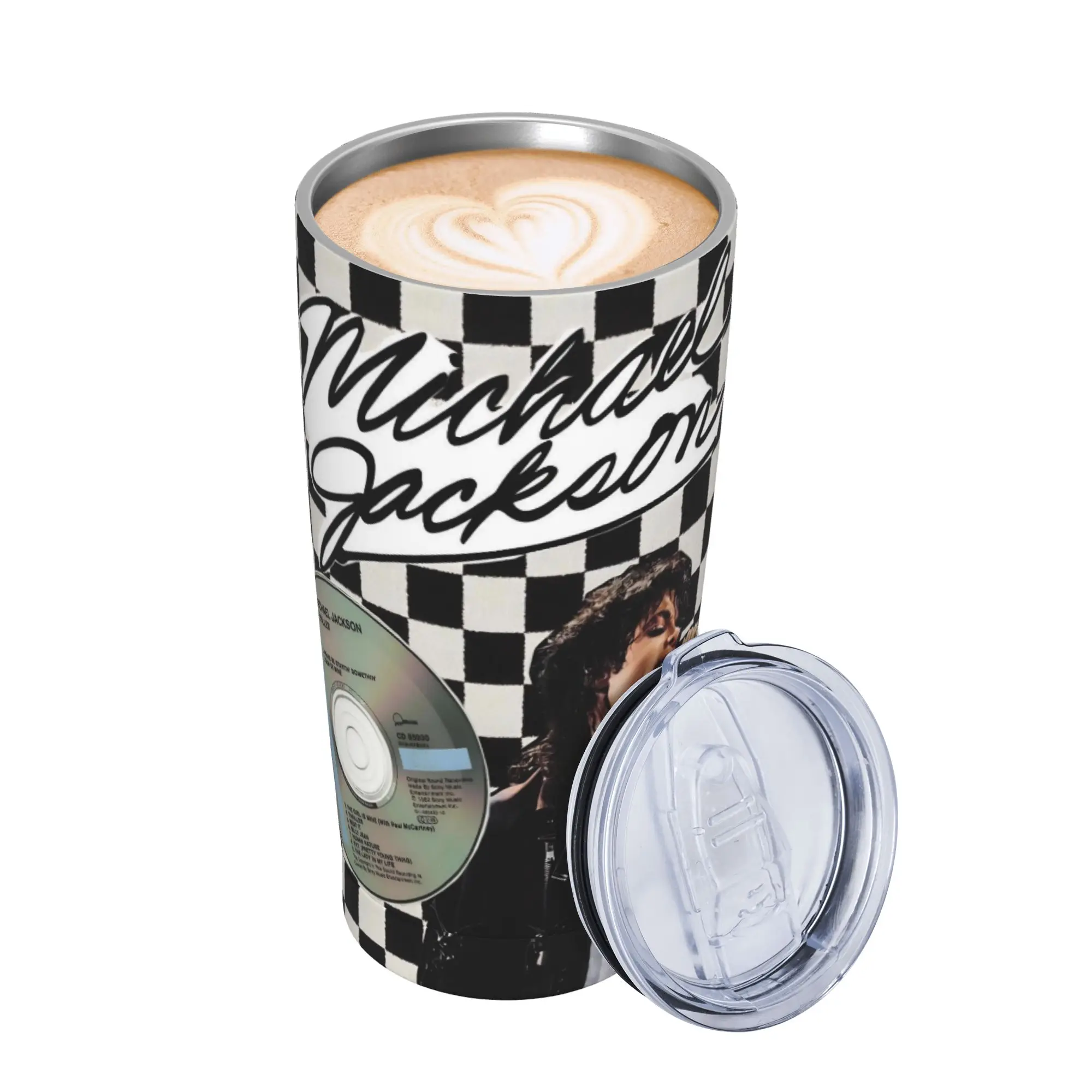 Singer Michael Jacksons MJ Tour 2026 Tumbler Vacuum Insulated  Thermal Cup Vacuum Flask Double Wall Mugs Hot Cold Drink 20oz