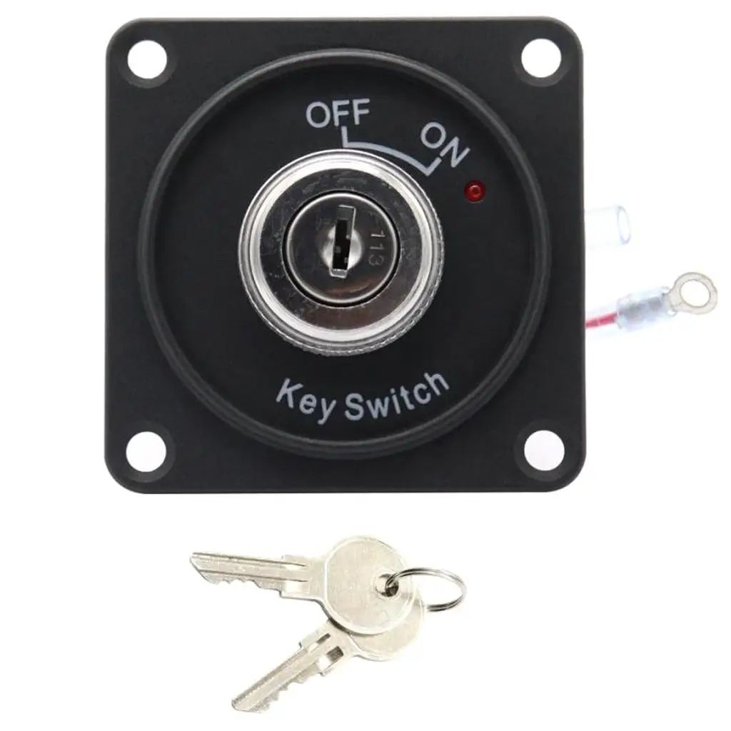 Auto Key Ignition Switch Panel for LED Light Engine Start 2-Position