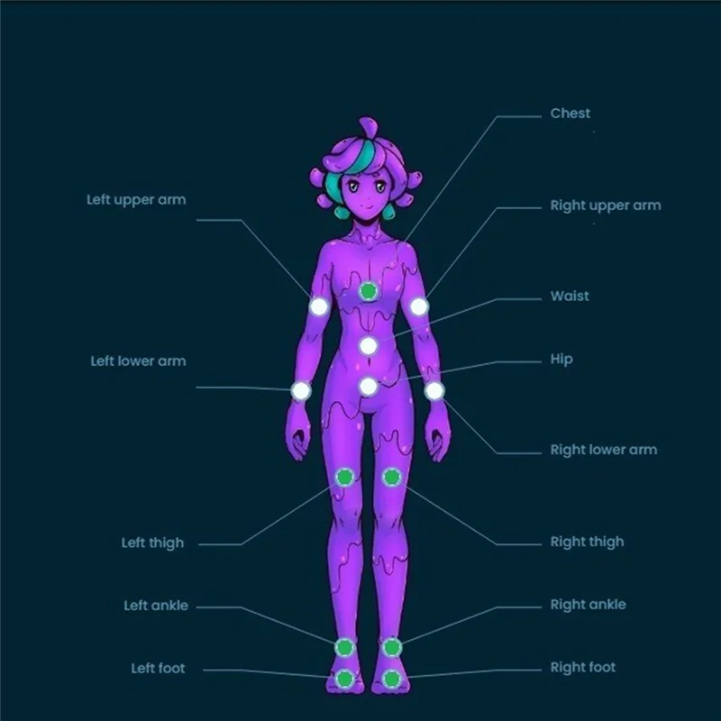 

SUNRI-jea + Магнитометр Интеграция Smol Slimes Tracker ICM-45686 QMC6309 Для Slimevr Для поддержки отслеживания в виртуальной реальности Sy