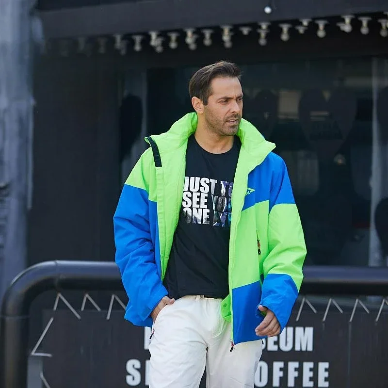 سترة بدلة تزلج مع لوح واحد ولوحة مزدوجة سميكة للتزلج في الهواء الطلق وموسعة لكل من الرجال والنساء OT4 #3