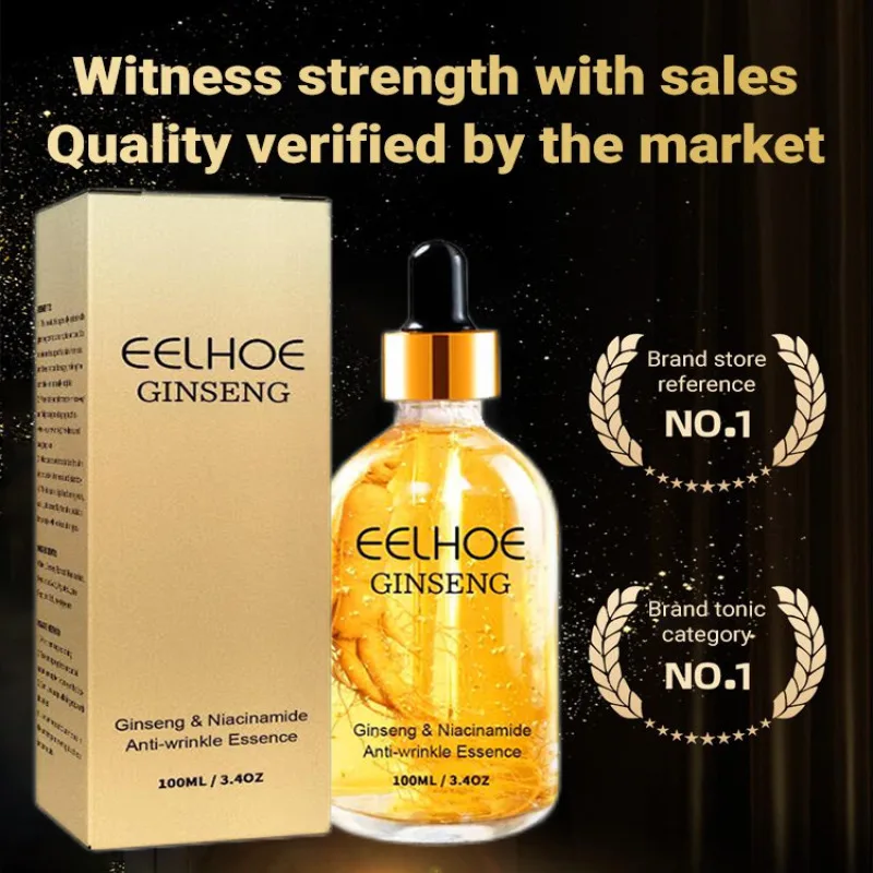 Ginseng Polypeptide Anti-Ageing Essence Tightening Anti-Wrinkle Moisturizing Essence Niacinamide Facial Serum Skin Care