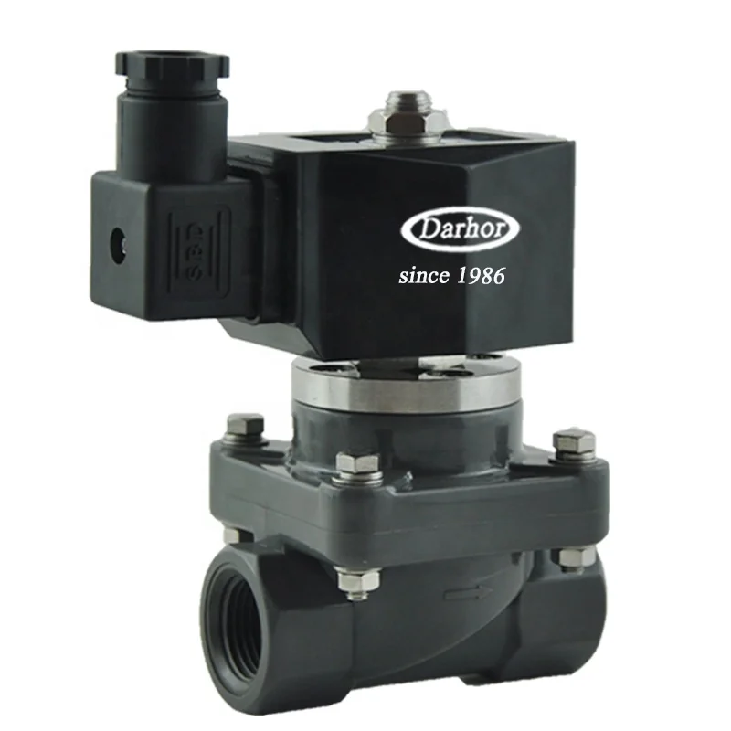 

UPVC CPVC PVC Acid Alkali Salt Water Anti-corrosion Solenoid Valve Chemical Resistant