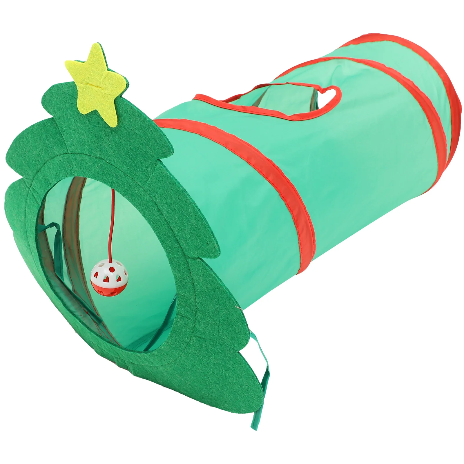 Cat Tunnel Pet Supplies Direct Foldable Channel Christmas Toys Tunnels Polyester Sleeping Nest Bed Plaything