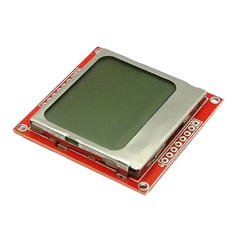 وحدة عرض شاشة LCD شاشة عرض نقطية محول الضوء الخلفي الأبيض PCB 84*48 84x48 لشاشة Nokia 5110 لعرض Arduino #1